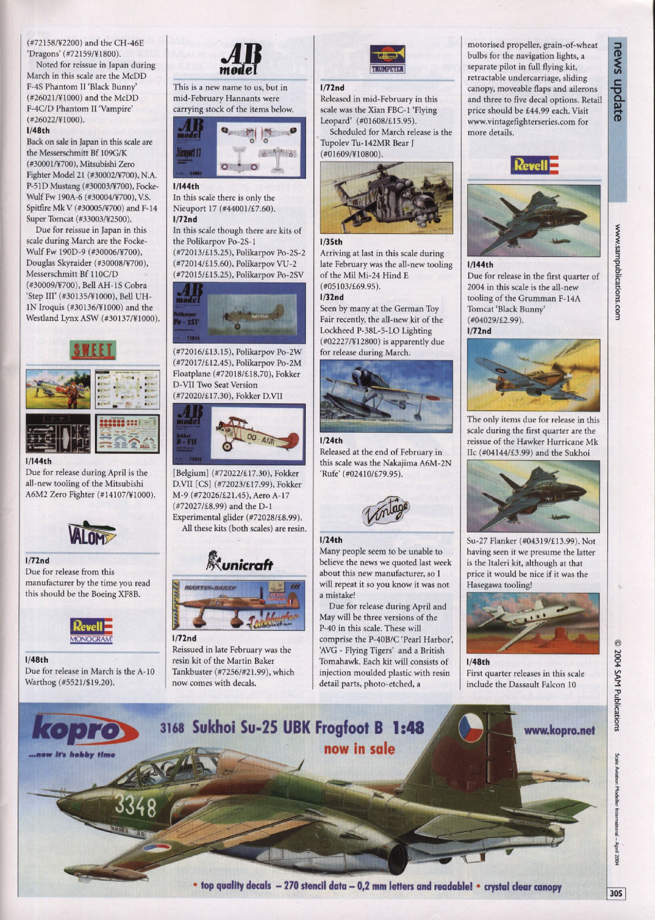 Scale Aviation Modeller International 2004-04